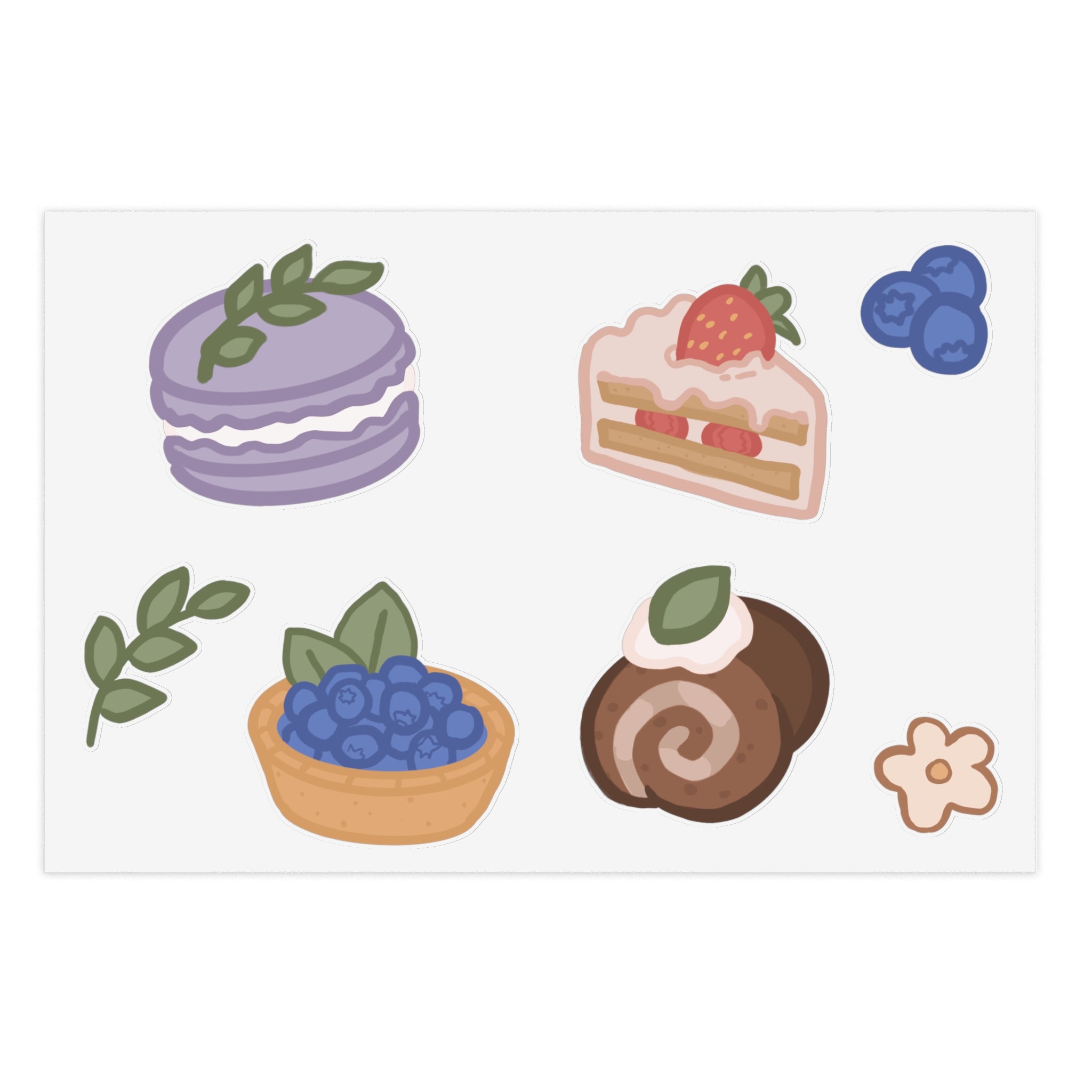 Botanical Pastry Sticker Sheet