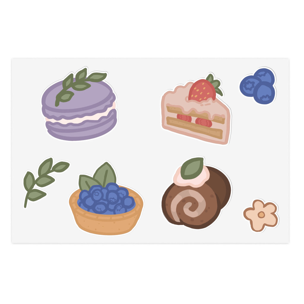Botanical Pastry Sticker Sheet