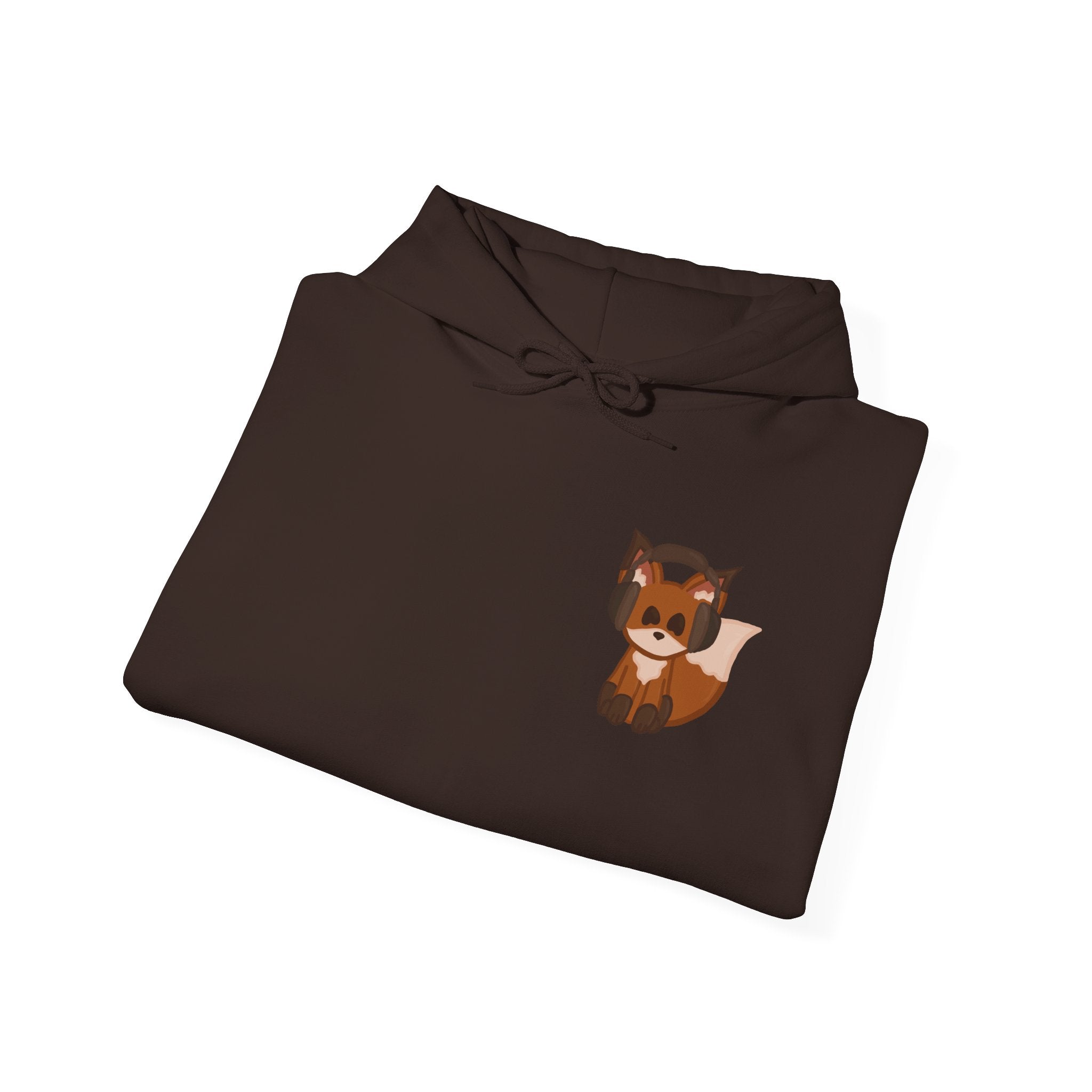 Retro Cassette Hoodie with Chill Fox