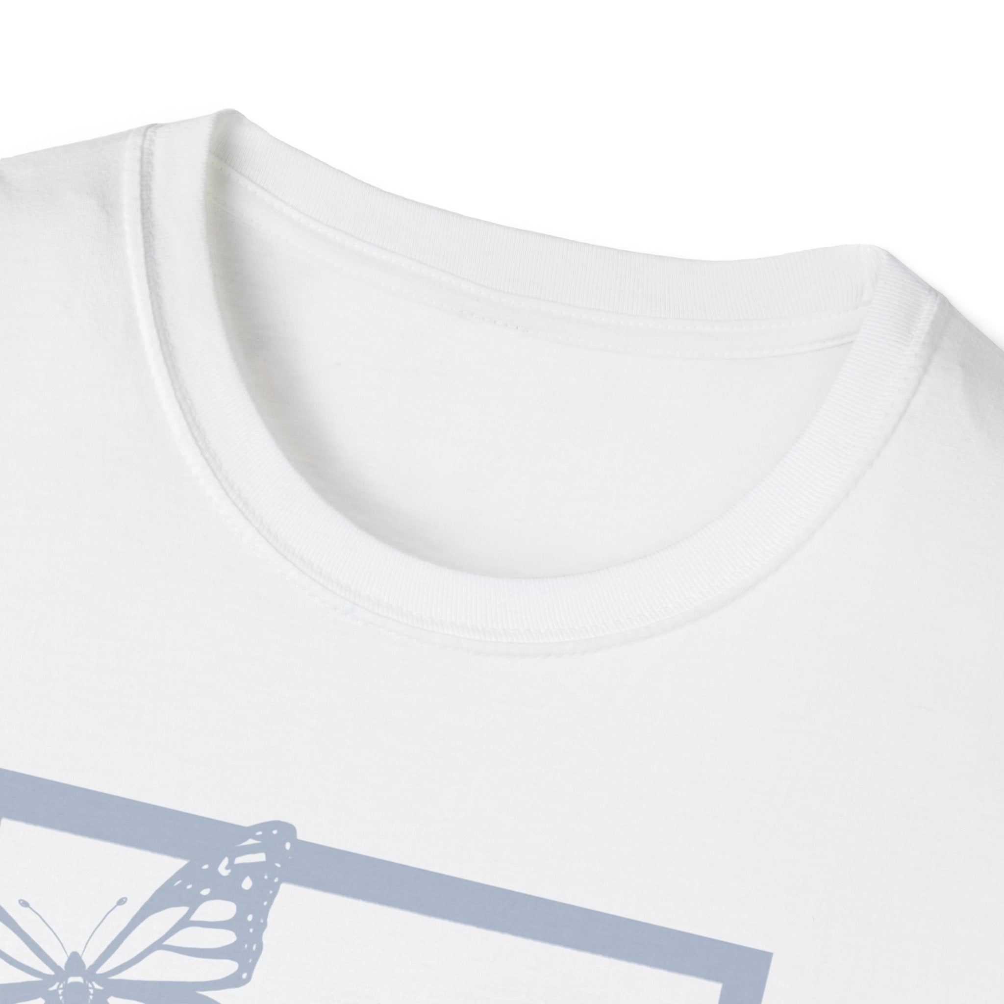 Butterfly Wildflower T-Shirt — Minimal Nature Graphic Tee