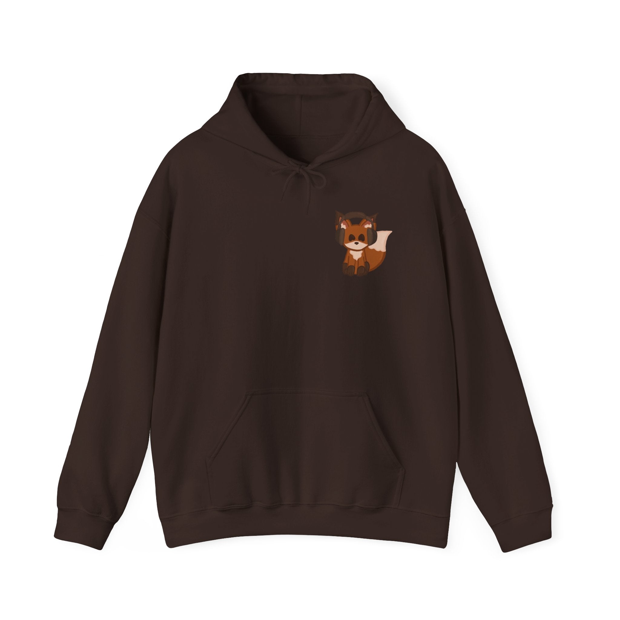 Retro Cassette Hoodie with Chill Fox
