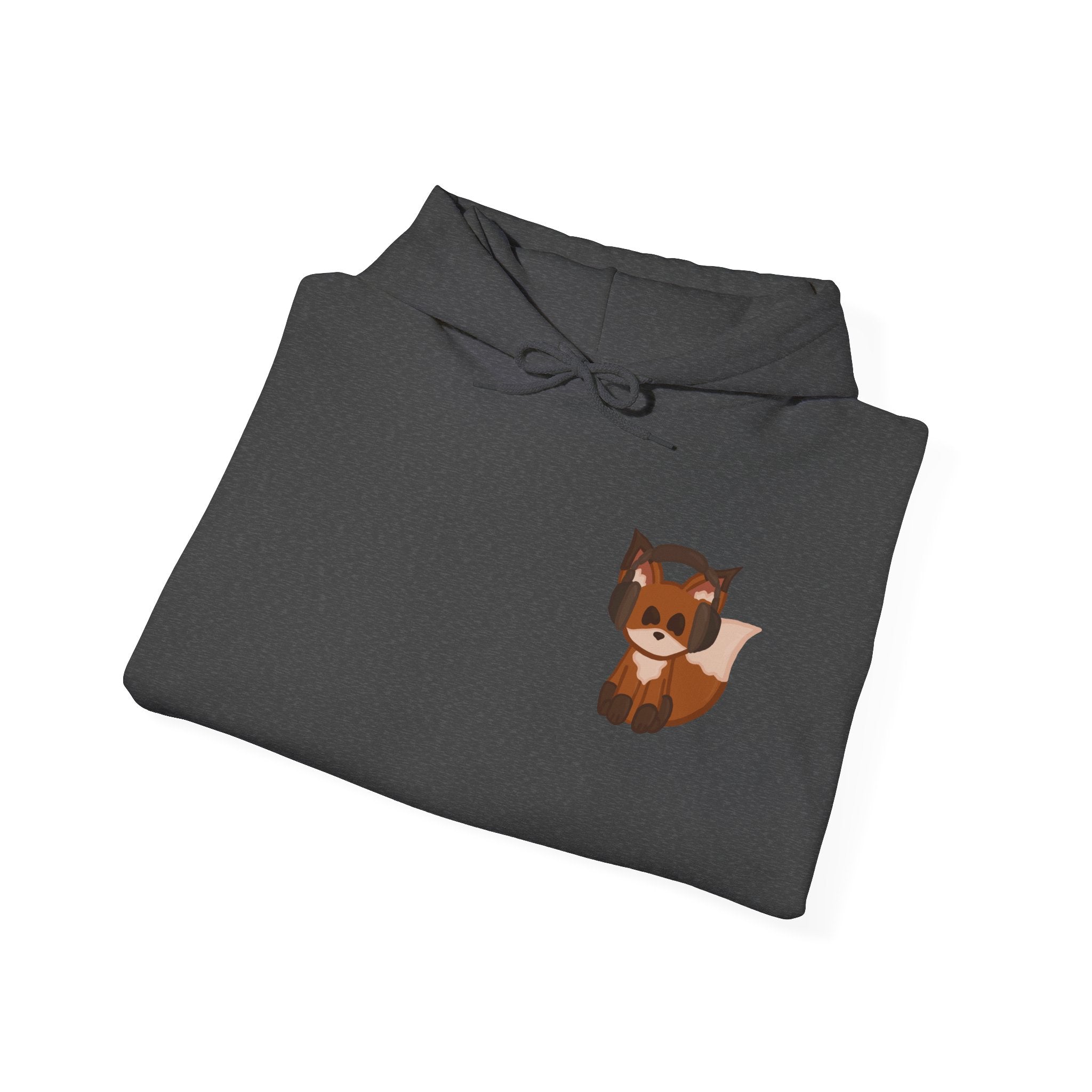 Retro Cassette Hoodie with Chill Fox